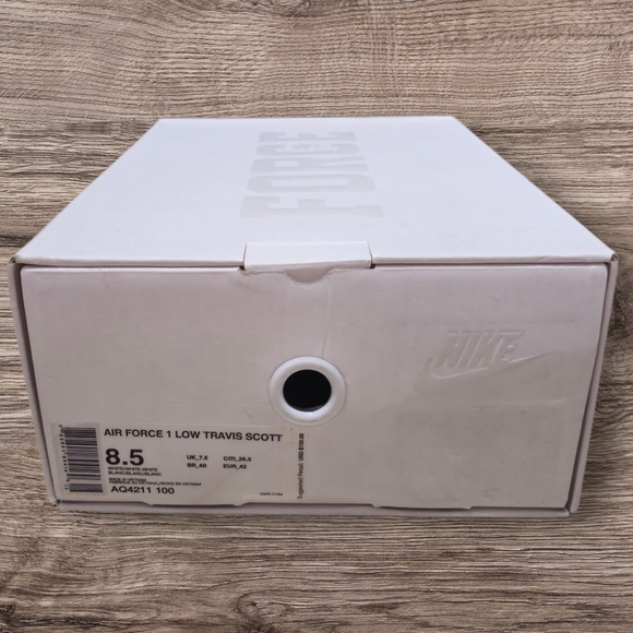 DS Travis Scott x Nike Air Force 1 Low - Size 8.5 - AQ4211-100 - OG All - Picture 7 of 7